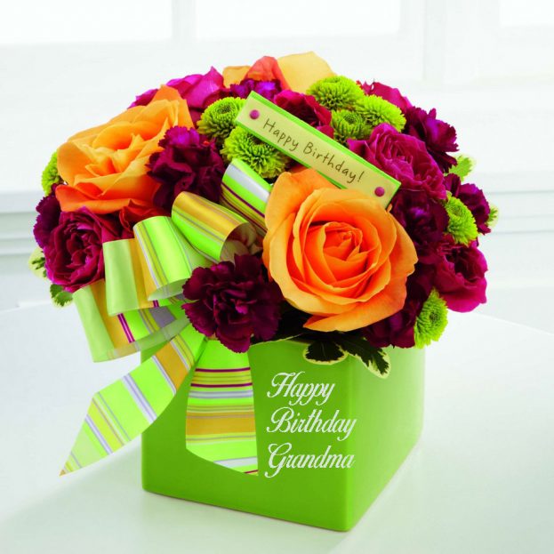 Happy Birthday Grandma Flowers Photos - Happy Birthday Wishes, Memes, SMS & Greeting eCard Images