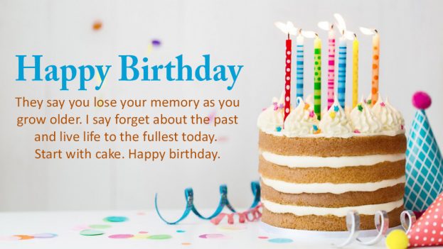 Birthday Cake Images With Quotes - Happy Birthday Wishes, Memes, SMS & Greeting eCard Images