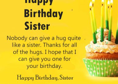 Birthday Wishes For Sister Quotes - Happy Birthday Wishes, Memes, SMS & Greeting eCard Images