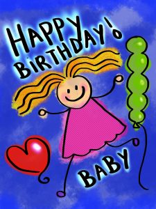 Happy Birthday Baby Girl - Happy Birthday Wishes, Memes, SMS & Greeting ...