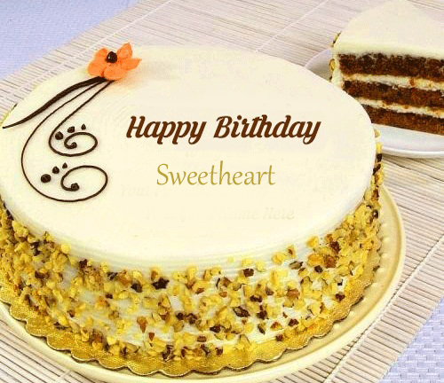 Happy Birthday Cake Sweetheart - Happy Birthday Wishes, Memes, SMS & Greeting eCard Images