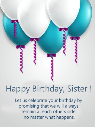 Happy Birthday Sister Message - Happy Birthday Wishes, Memes, SMS & Greeting eCard Images
