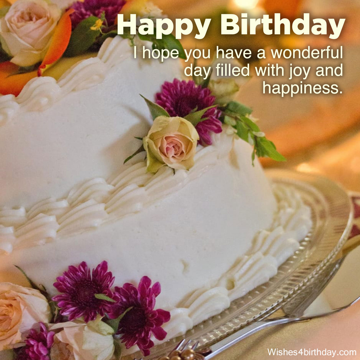 Happy Birthday Wishes Cake | Birthday Cake Wishes | Wishes Pics