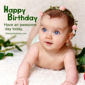 Lovely Birthday wishes images for first baby - Happy Birthday Wishes ...