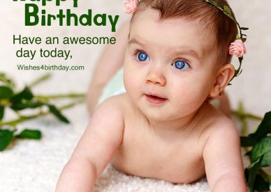 Lovely Birthday wishes images for first baby - Happy Birthday Wishes, Memes, SMS & Greeting eCard Images