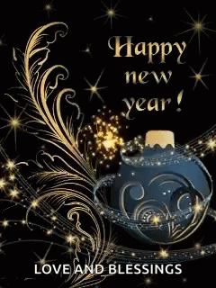 Happy New Year Love And Blessings 2022 - Happy Birthday Wishes, Memes, SMS & Greeting eCard Images .