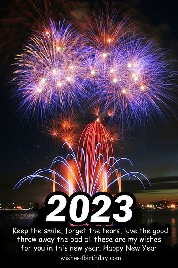 Happy New Year Keep The Smile 2023 - Happy Birthday Wishes, Memes, SMS & Greeting eCard Images .