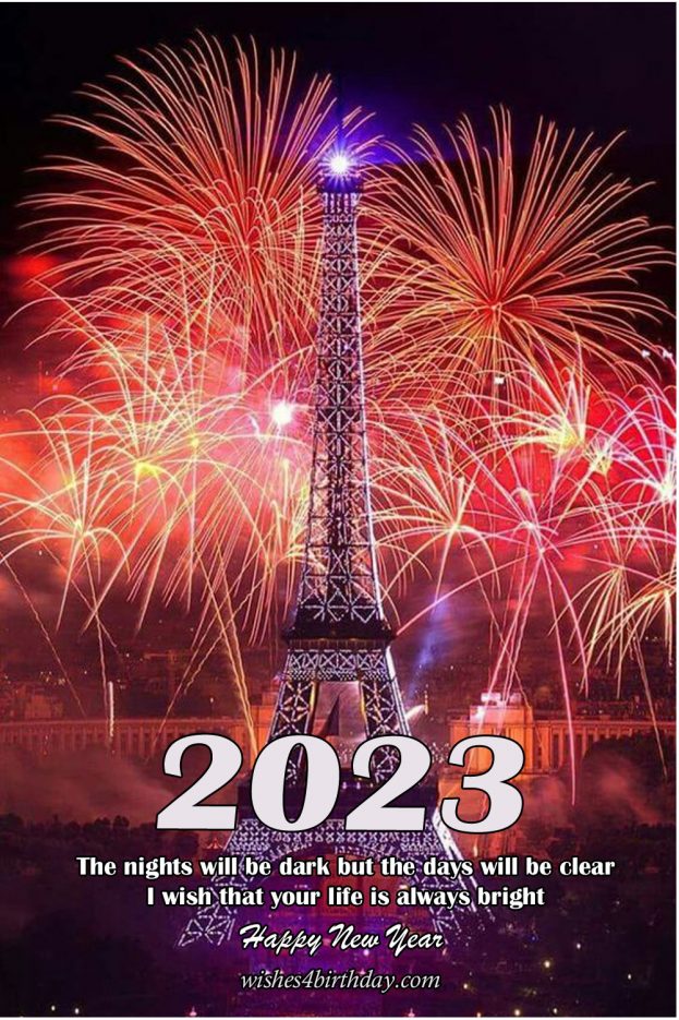 Happy New Year The Days Will Be Clear 2023 - Happy Birthday Wishes, Memes, SMS & Greeting eCard Images .
