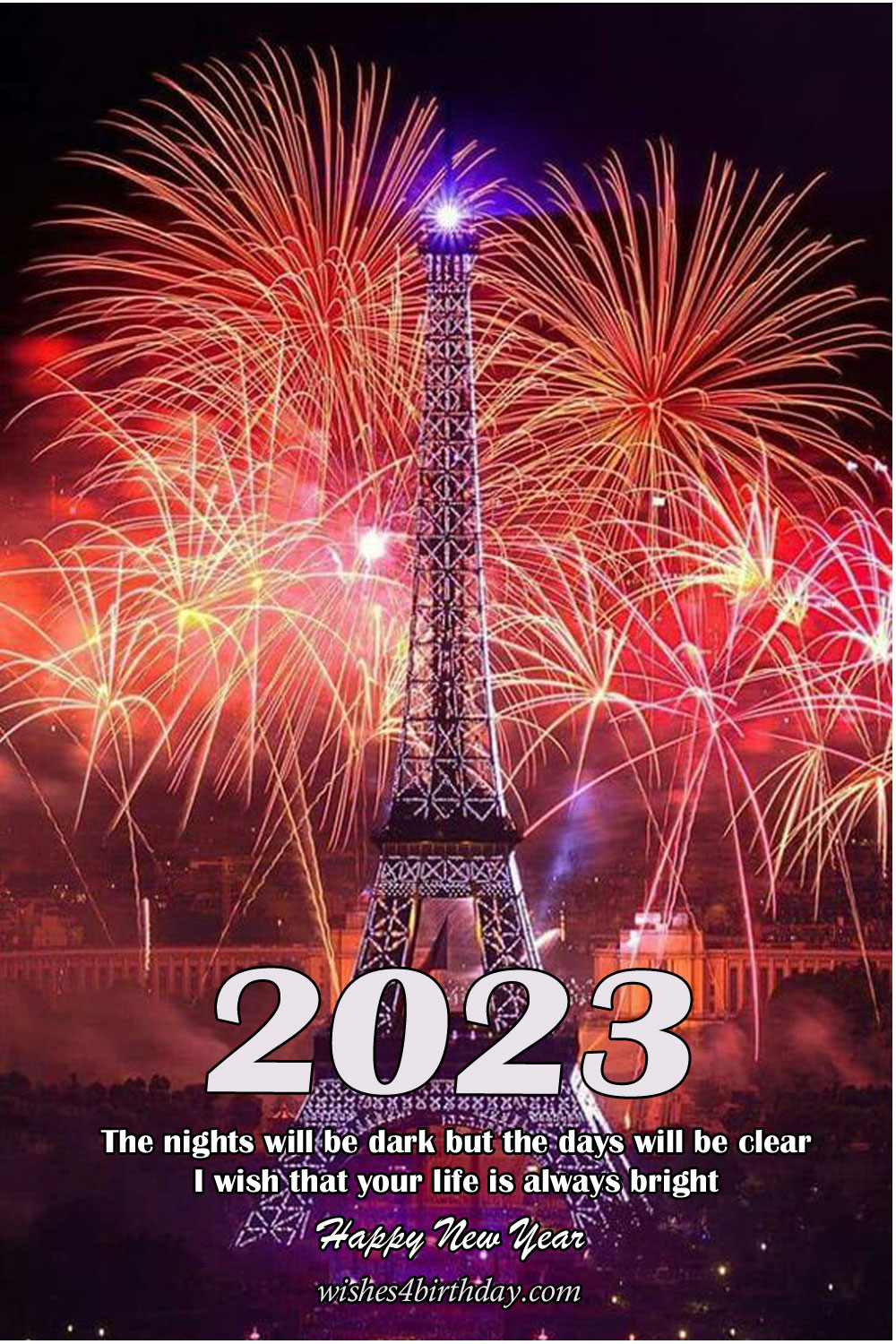 Happy New Year The Days Will Be Clear 2023 - Happy Birthday Wishes ...