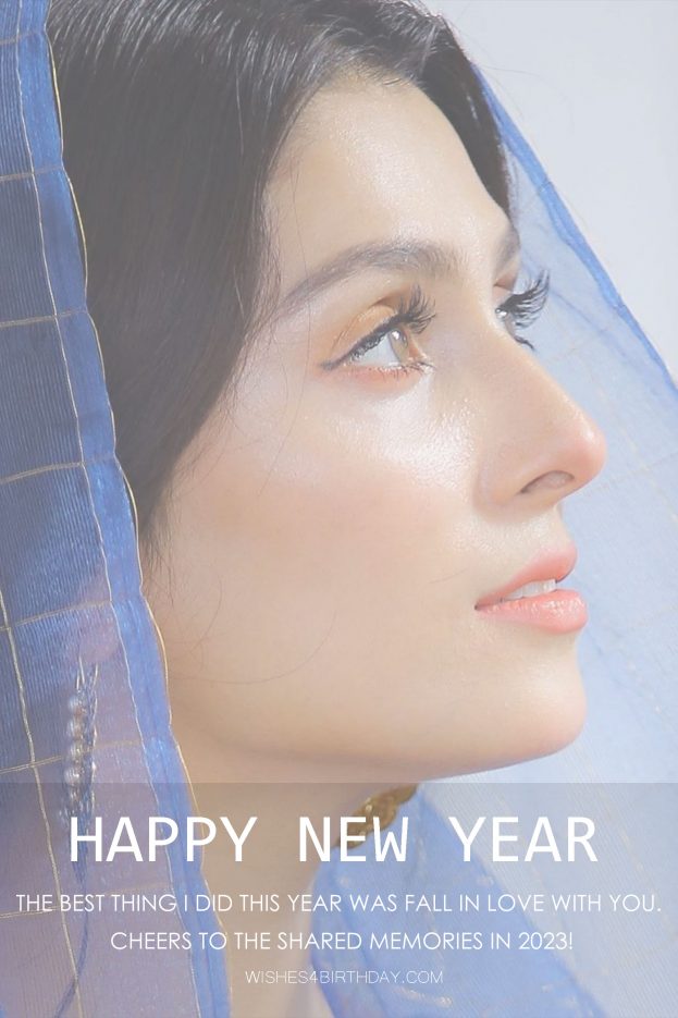 Happy New Year 2023 Fall In Love With You - Happy Birthday Wishes, Memes, SMS & Greeting eCard Images