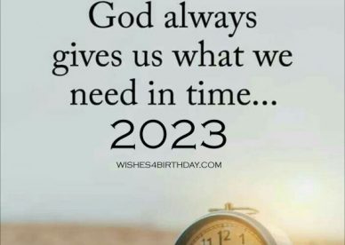 Happy New Year 2023 God Gives us What We Need - Happy Birthday Wishes, Memes, SMS & Greeting eCard Images