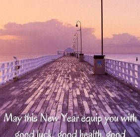 Happy New Year A Quip You With Good Luck - Happy Birthday Wishes, Memes, SMS & Greeting eCard Images