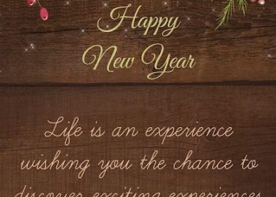 Happy New Year Life Is an Experience 2023 - Happy Birthday Wishes, Memes, SMS & Greeting eCard Images