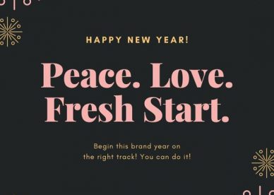 Happy New Year Peace Love Fresh Start 2023 - Happy Birthday Wishes, Memes, SMS & Greeting eCard Images