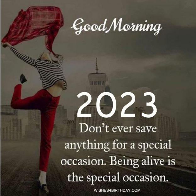 Good Morning 2023 Happy New Year Wishes & Quotes - Happy Birthday Wishes, Memes, SMS & Greeting eCard Images