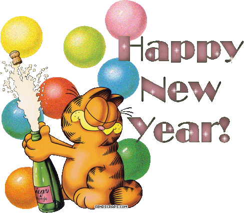 Happy New Year Balloon, Wine, Hugs Celebrating GIFs 2023- Happy Birthday Wishes, Memes, SMS & Greeting eCard Images