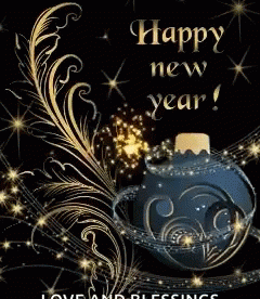 Happy New Year Fireworks Celebrate GIF - Happy Birthday Wishes, Memes, SMS & Greeting eCard Images