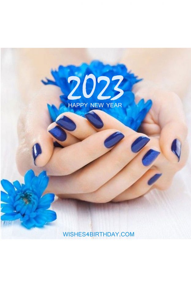 2023 New Year Images In Blue HD - Happy Birthday Wishes, Memes, SMS & Greeting eCard Images