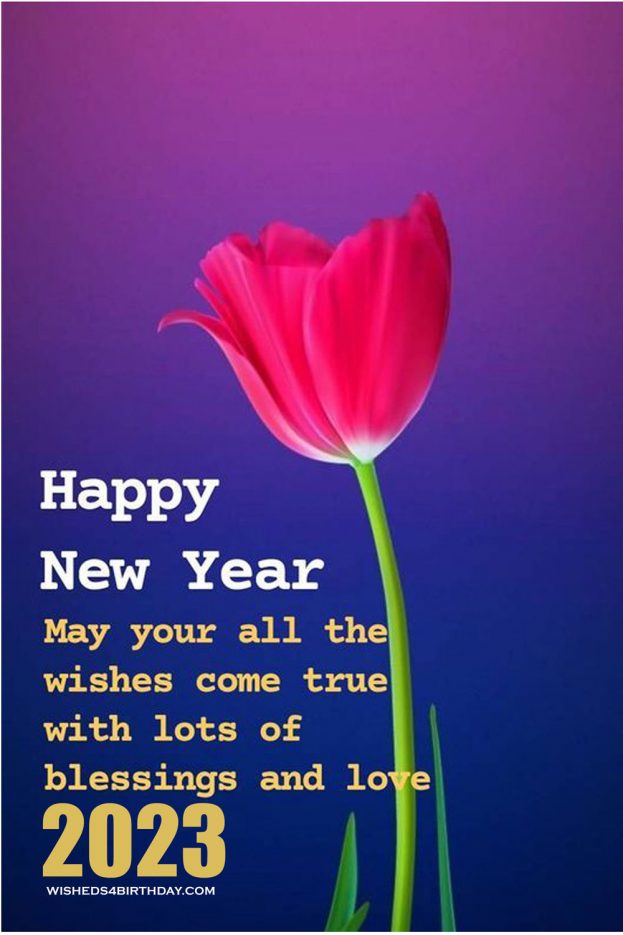 Happy New Year 2023 With Wishes Come True - Happy Birthday Wishes, Memes, SMS & Greeting eCard Images
