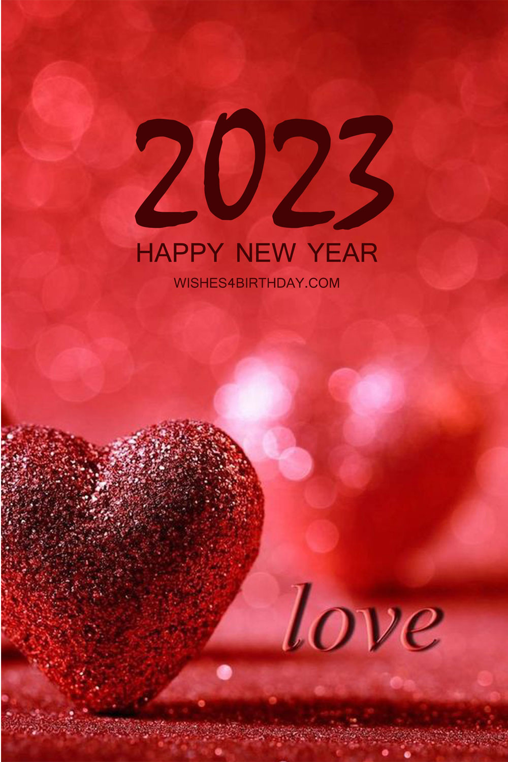 Love At The Heart With Happy New Year Images 2023 - Happy Birthday ...