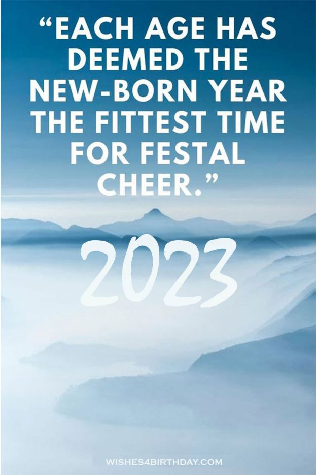 New Year Eve With Best Quotes 2023 - Happy Birthday Wishes, Memes, SMS & Greeting eCard Images