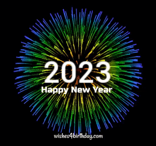 Wonderful Fireworks GIFs Start To The New Year 2023 - Happy Birthday Wishes, Memes, SMS & Greeting eCard Images