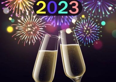 Free Happy New Year Wine & Fireworks Images 2023