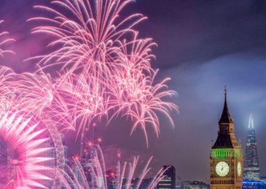 London's New Year's Eve Fireworks Images 2023