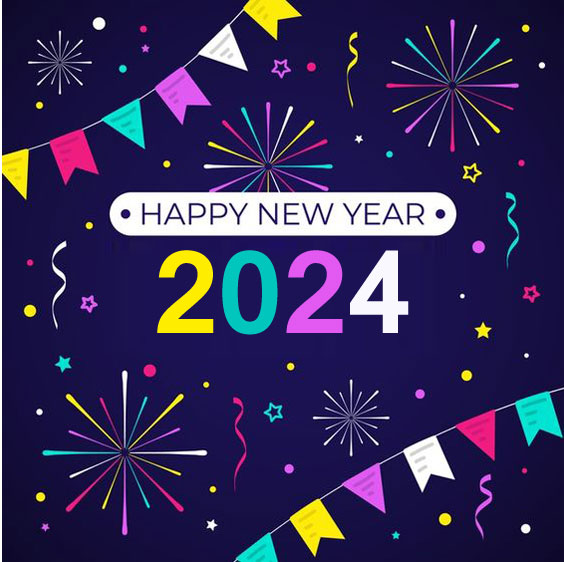 Happy New Year In 2024 For Whatsapp
