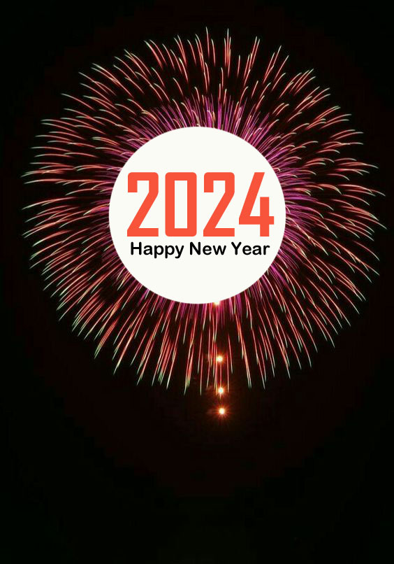 Download The Year 2024 Logo Fireworks Images