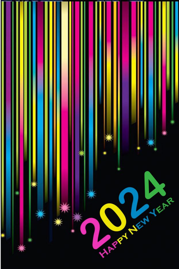 Happy New Year Background 2024 For Iphone 14 Plus