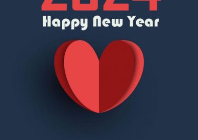 New Year Love Red Heart 2024 On Facebook