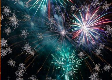 Wonderful Fireworks In New Year 2024
