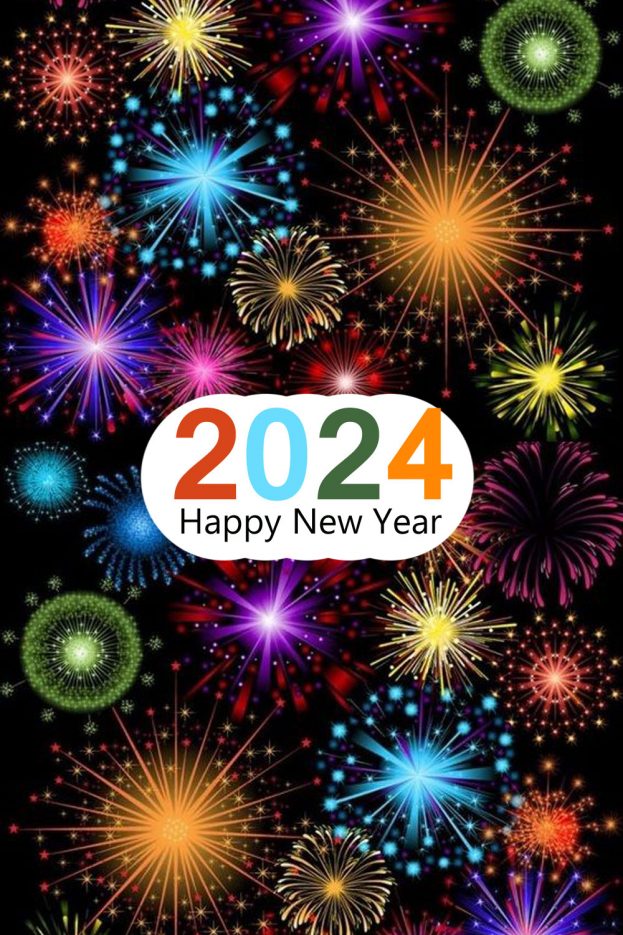 Happy New Year 2024 Fun Fireworks Images
