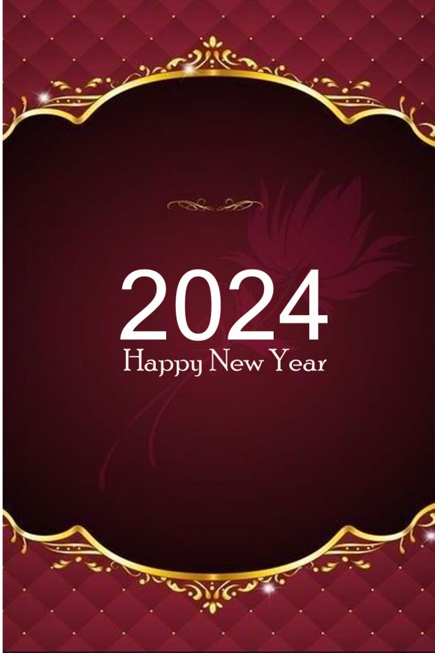 Happy New Year 2024 Stationary Images