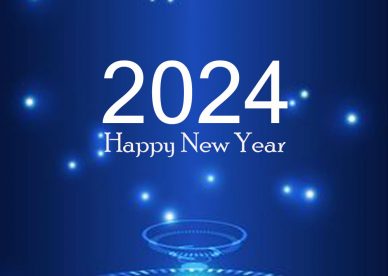 Happy New Year Future Background 2024