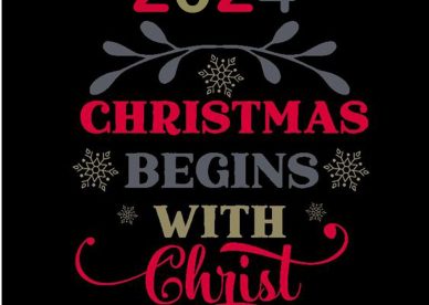 Happy New Year 2024 Christmas Design With Christ Photos
