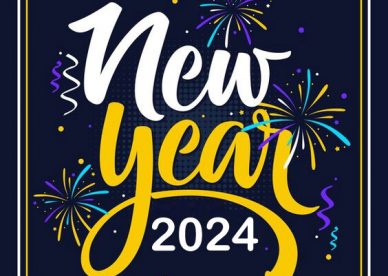 Happy New Year 2024 Images In Flat Design