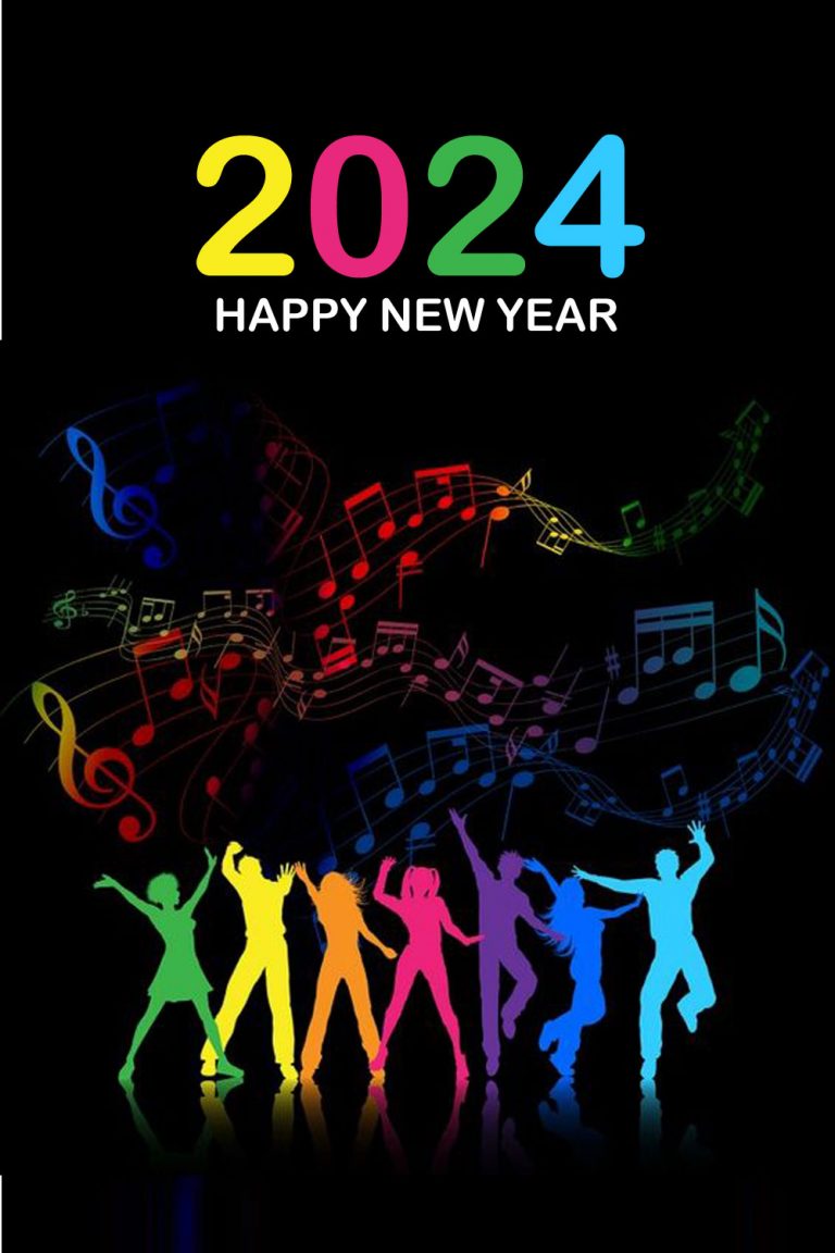 Colourful Happy New Year 2024 Party Background Happy Birthday Wishes   Colourful Happy New Year 2024 Party Background 768x1152 